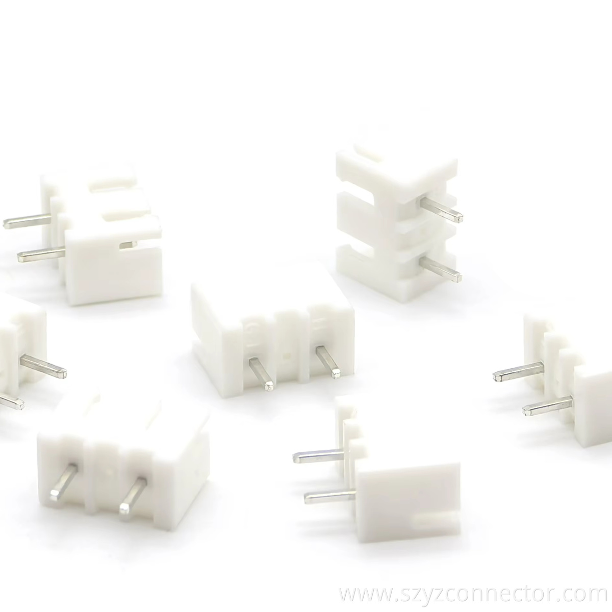 Wafer XH2.5 Connector Straight DIP NL66 White Missing Middle Pin Without Kinked Pin 3P
